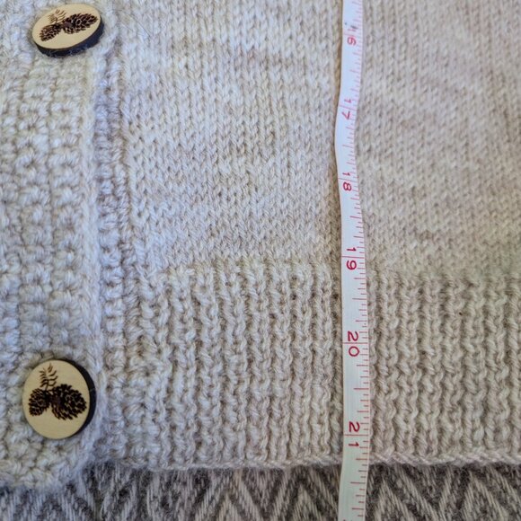 Hand knit homemade sweater cottagecore medium handmade - Picture 4 of 8